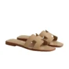 Hermes Oran Sandal Beige\Lin