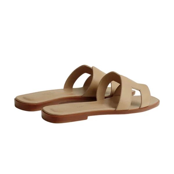Hermes Oran Sandal Beige\Lin