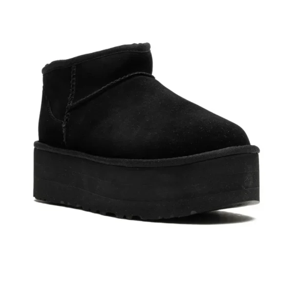 UGG Classic Ultra Mini Platform Black- Chestnut
