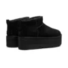 UGG Classic Ultra Mini Platform Black- Chestnut
