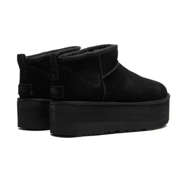 UGG Classic Ultra Mini Platform Black- Chestnut