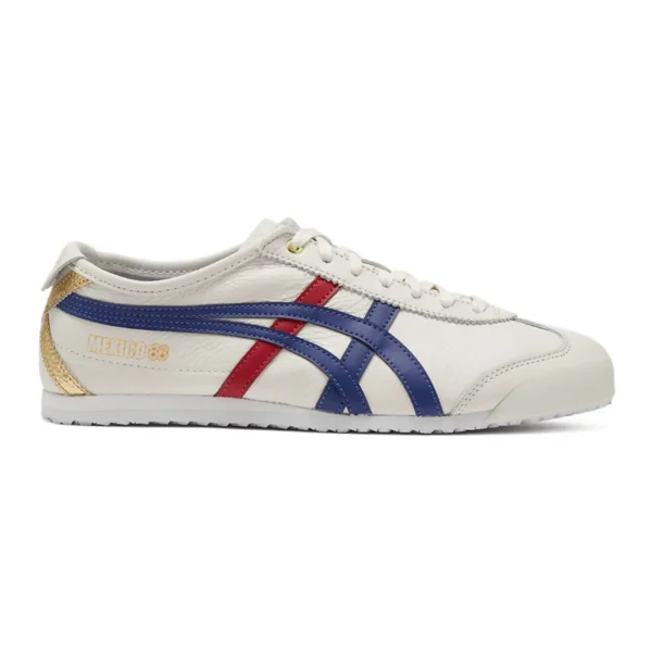 Onitsuka Tiger Mexico 66 White Dark Blue Red Gold