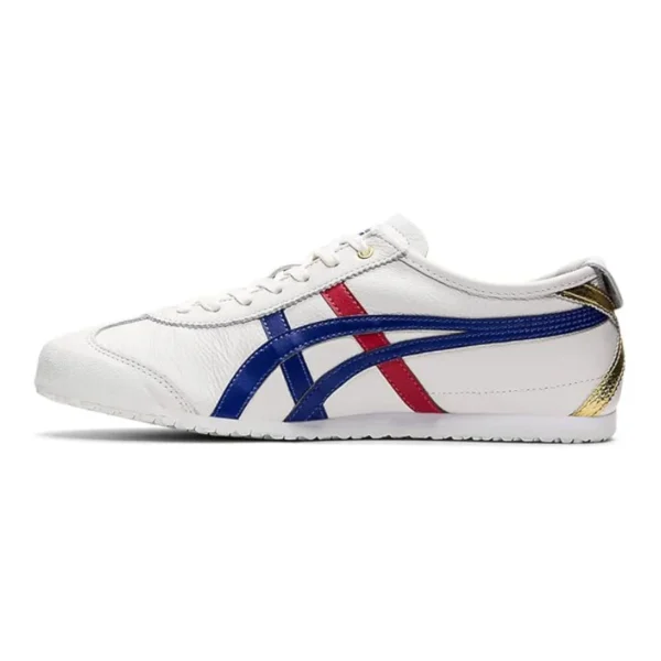 Onitsuka Tiger Mexico 66 White Dark Blue Red Gold