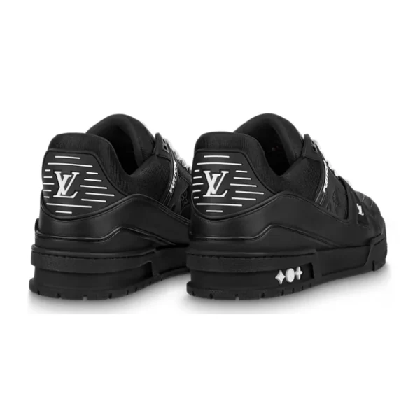 Louis Vuitton Trainer – Black Embossed Monogram