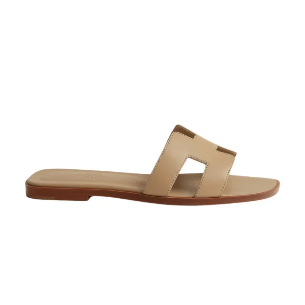 Hermes Oran Sandal Beige\Lin