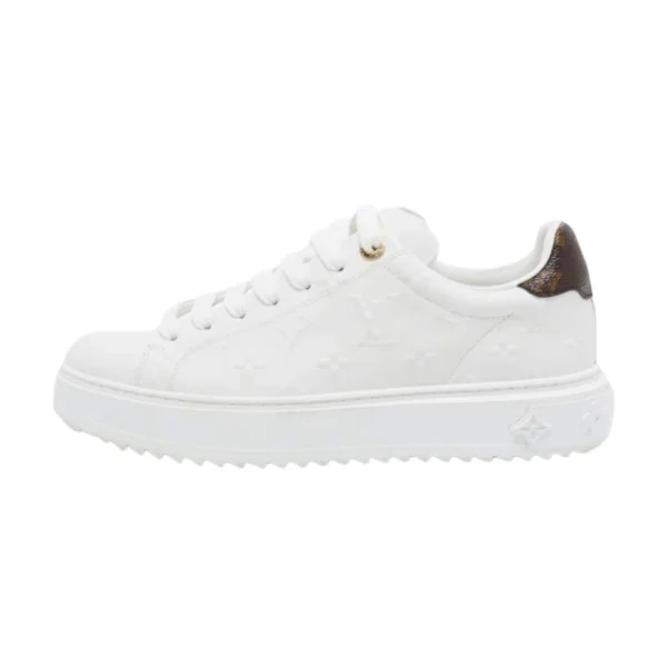 Louis Vuitton Time Out – Debossed Monogram Leather White